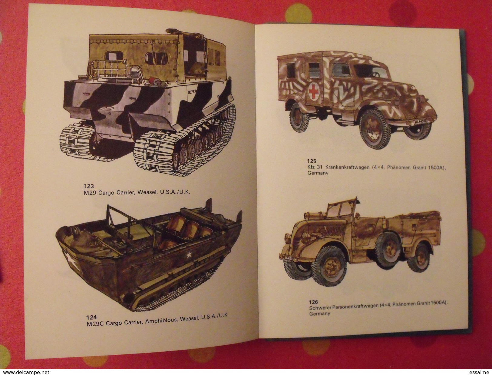military transport of world war II. camions militaires. bishop. 1975. en anglais. guerre 39-45. blandford