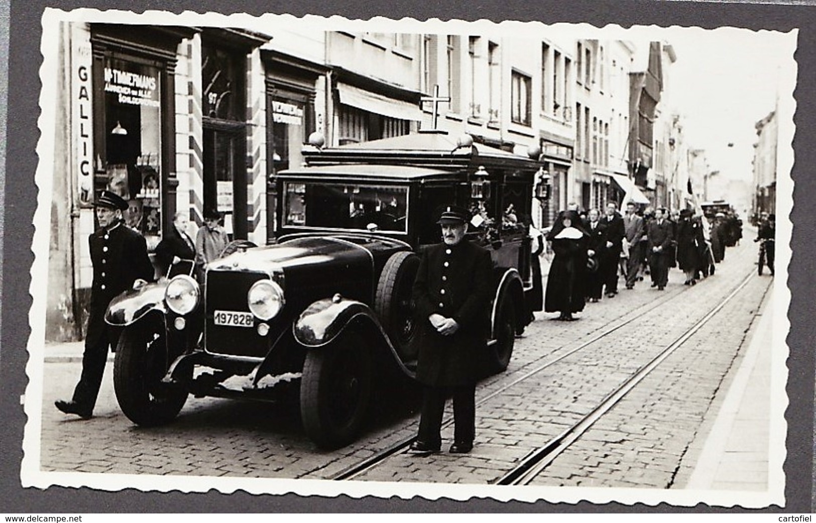 MECHELEN-OUDE FOTOALBUM-BEGRAFENIS-BELANGRIJK PERSOON-14 FOTOKAARTEN-SINT-KATELIJNESTRAAT-ZIE 10 SCANS-TOP ! ! ! - Malines