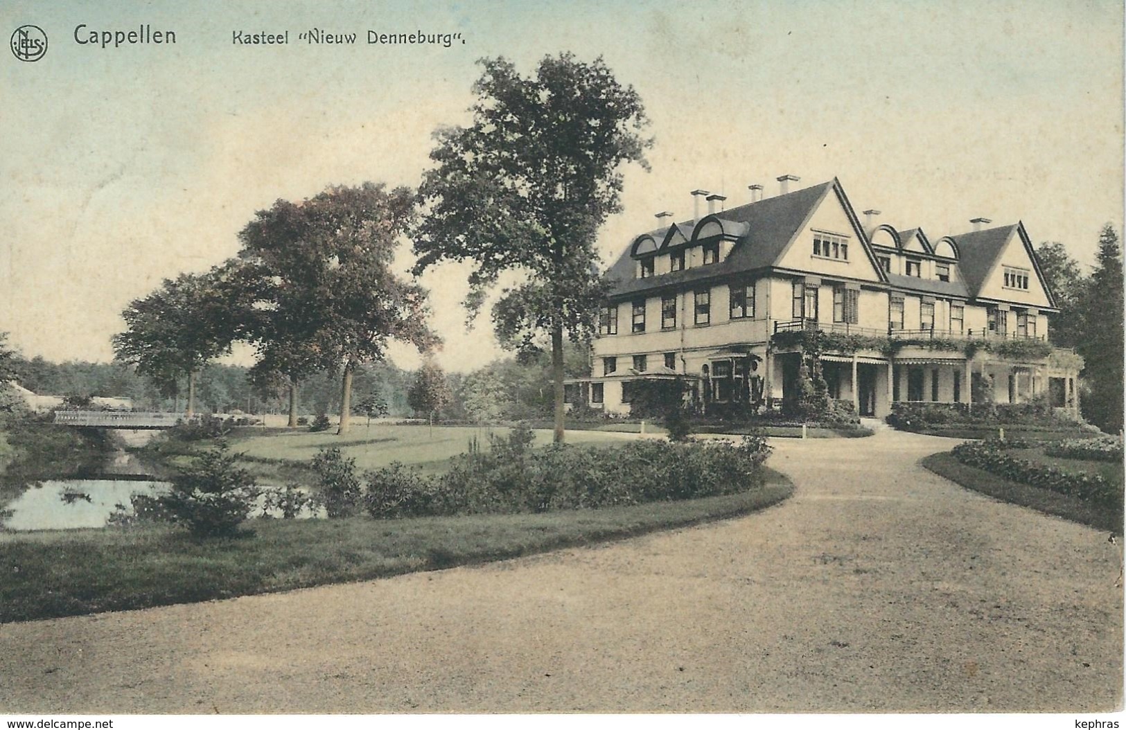 CAPPELLEN - KAPELLEN : Kasteel Nieuw Denneburg - RARE VARIANTE - Cachet De La Poste 1908 - Kapellen