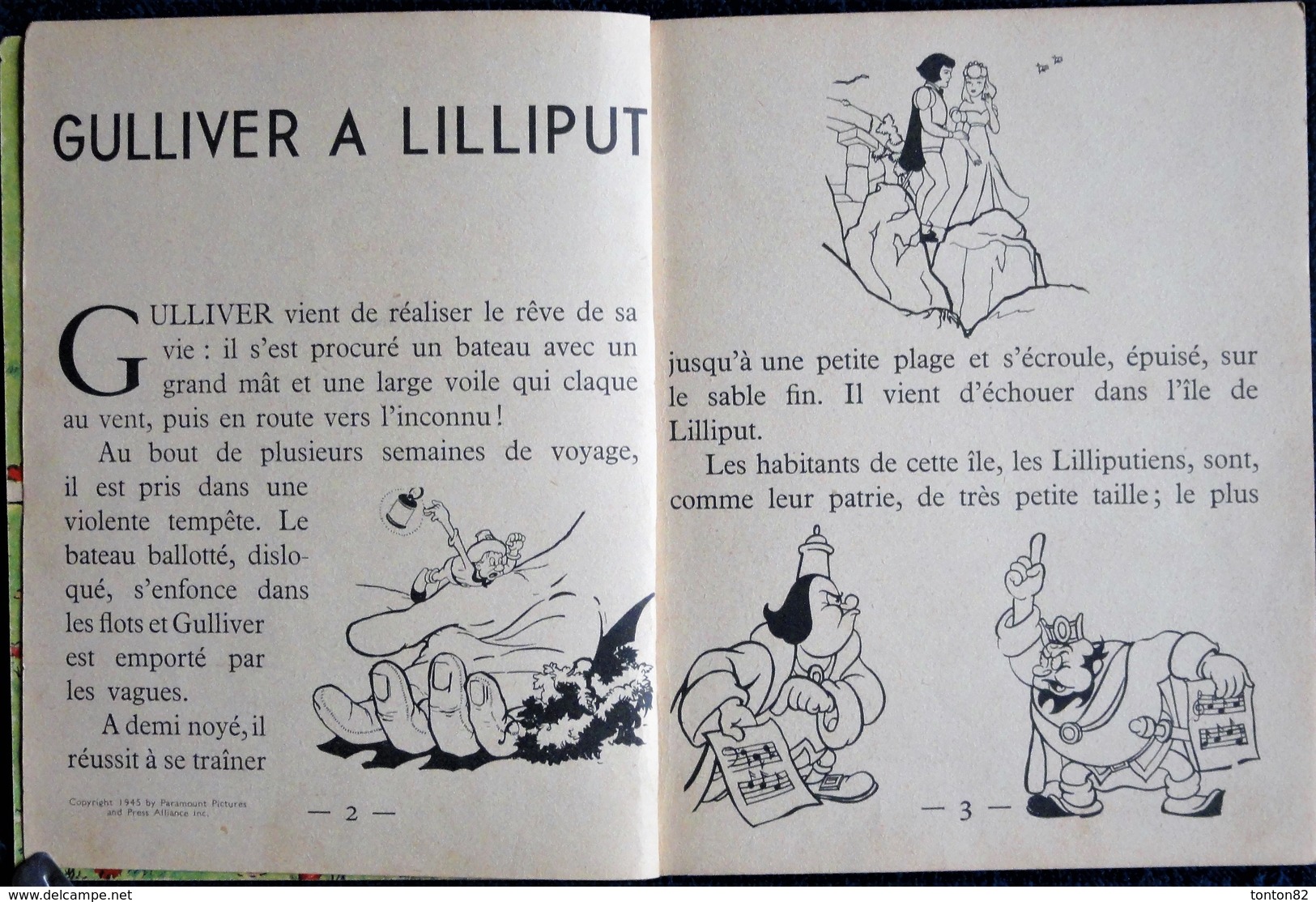 Les Albums Roses Hachette - GULLIVER - Hachette - (  1950) . - Other & Unclassified