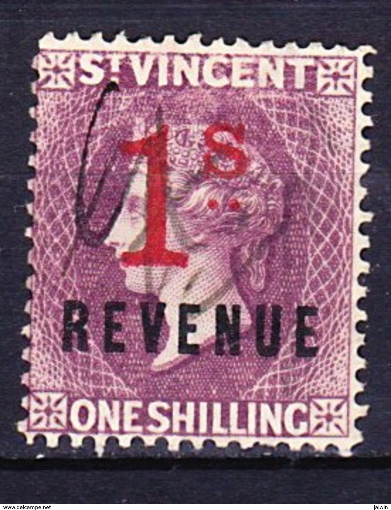 SAINT VINCENT REVENUE - DUTY STAMPS 6p Et 1/- Obl. - St.Vincent (...-1979)