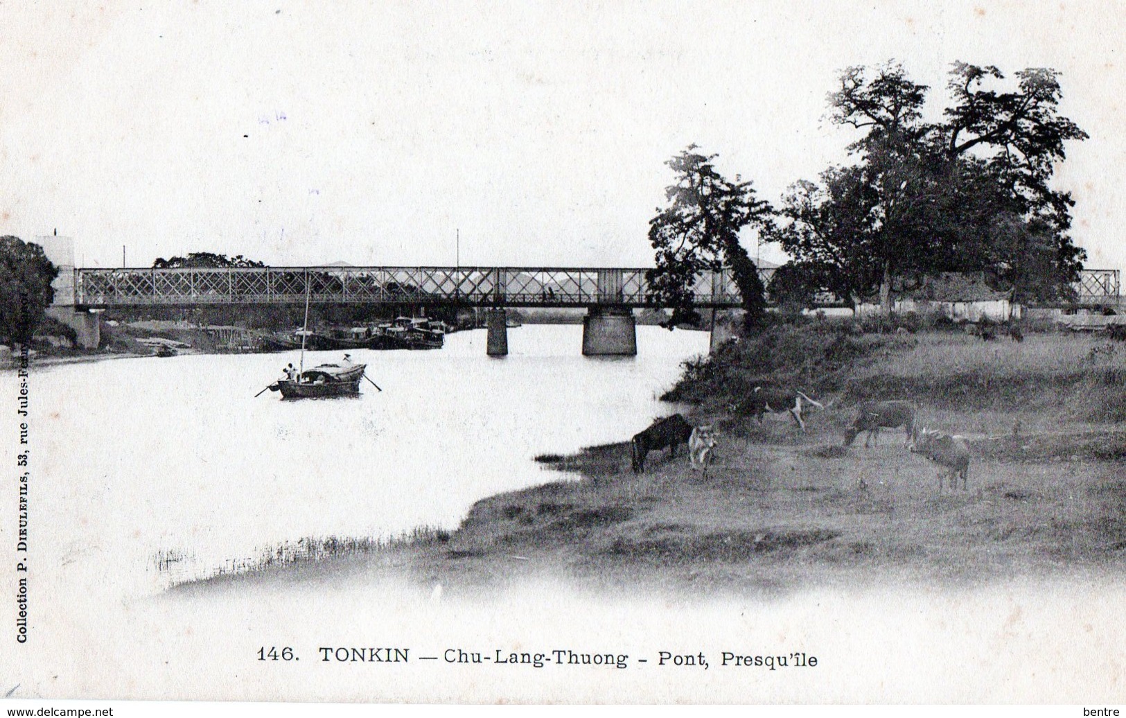 TONKIN - Chu-Lang-Thuong - Pont, Presqu'île - Viêt-Nam