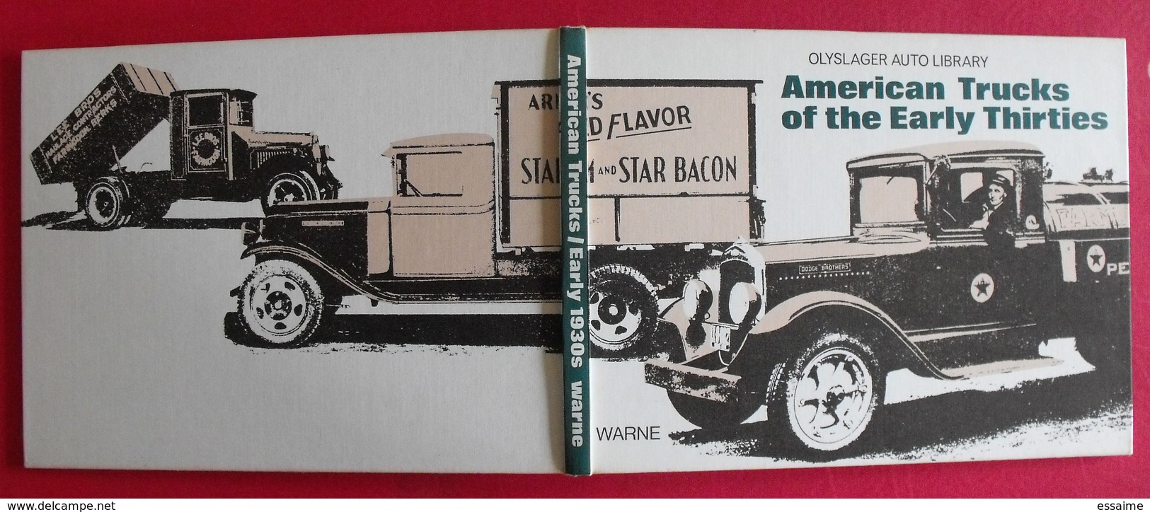 American Trucks Of The Early Thirties. 1930-1934. Camions Des Années 1930. Warne 1974 - Libros Sobre Colecciones