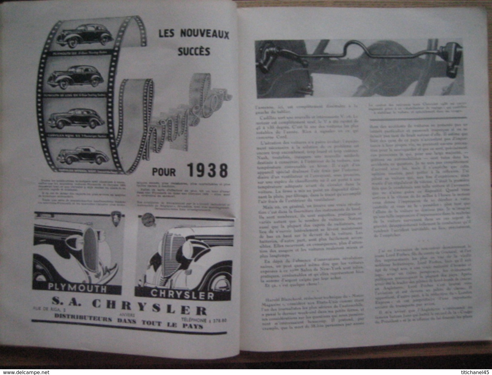 ENGLEBERT MAGAZINE N°173 JANVIER-FEVRIER 1938 - Numéro spécial SALON AUTO-MOTO-CAMION de BRUXELLES & d'AMSTERDAM