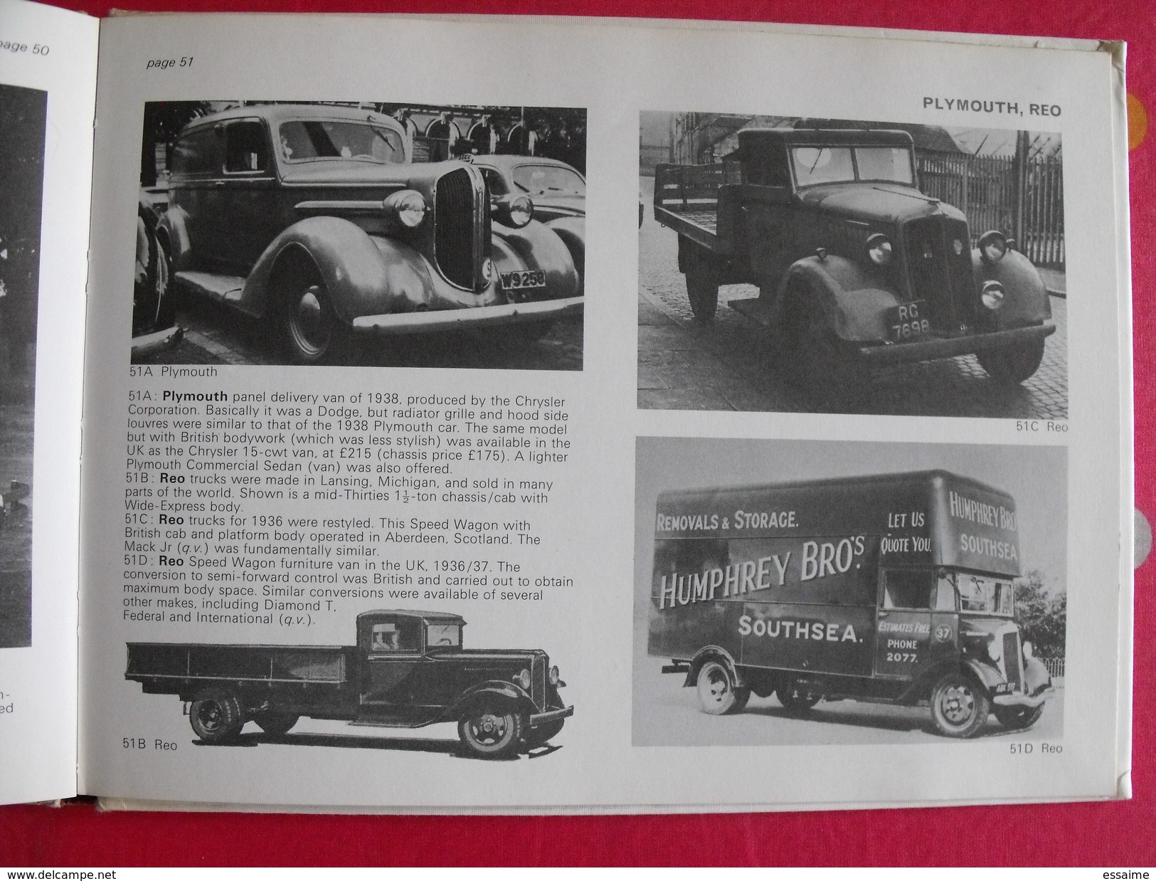 american trucks of the late thirties. 1935-1939. camions des années 1930. Warne 1975
