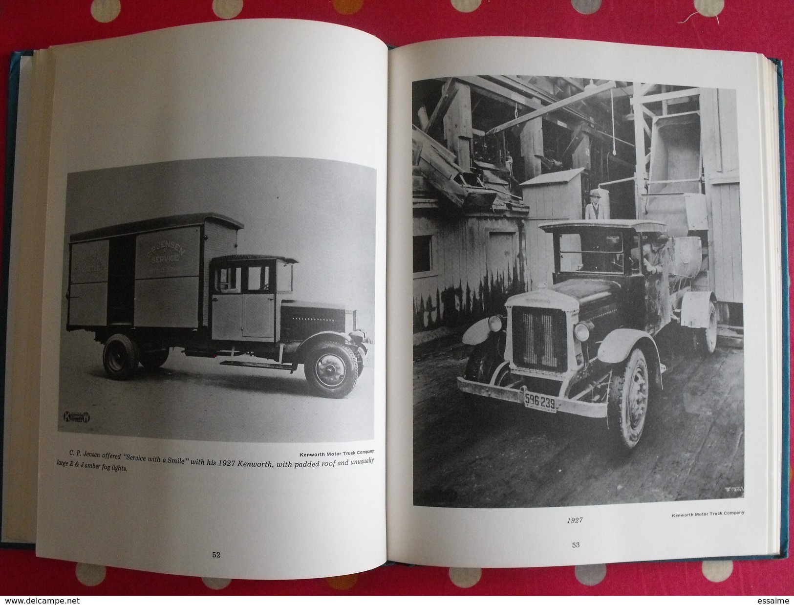 relics of the road. keen kenworth trucks 1915-55. Gini Rice 1973. en anglais. camions