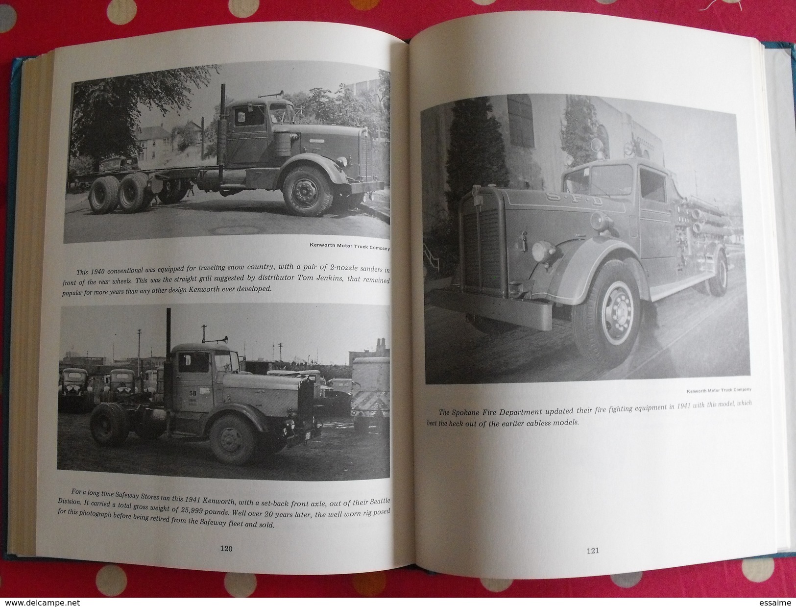 relics of the road. keen kenworth trucks 1915-55. Gini Rice 1973. en anglais. camions