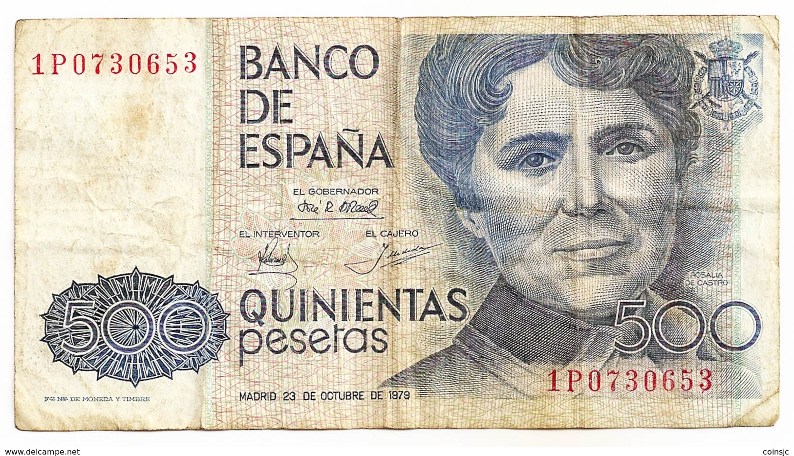 España - 500 Pesetas - 1979 - [ 4] 1975-… : Juan Carlos I