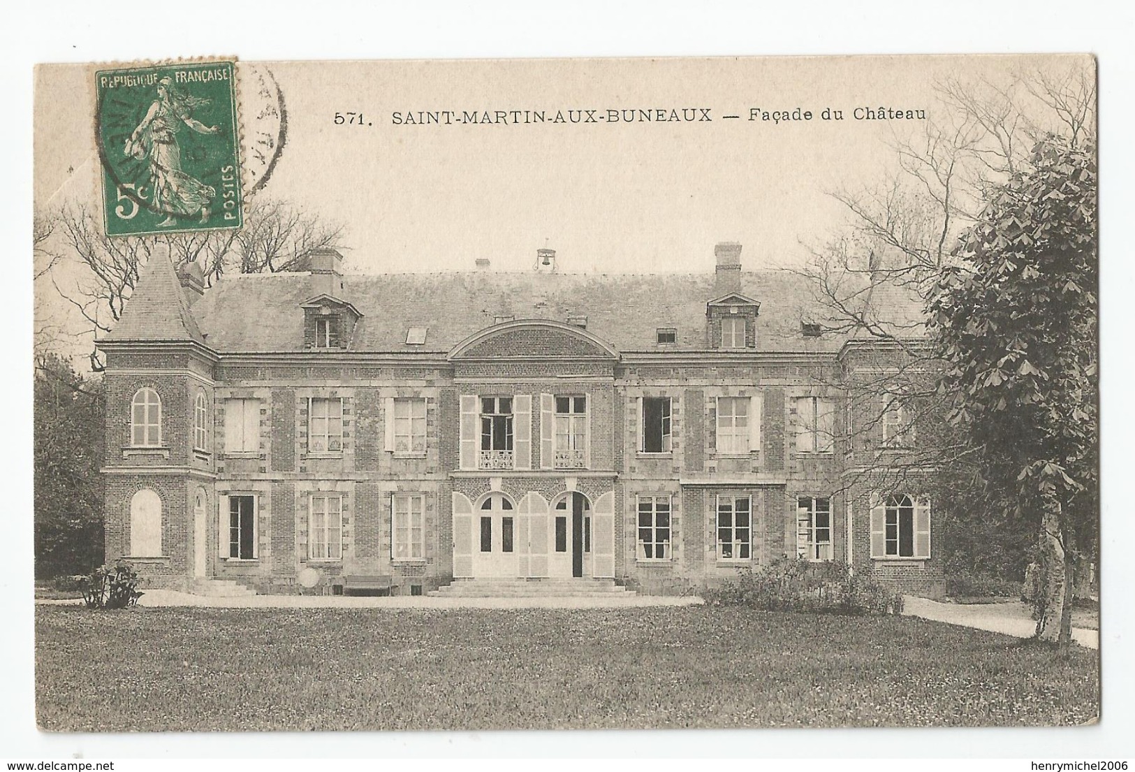 76 Seine Maritime - Saint Martin Aux Buneaux Façade Du Chateau - Other & Unclassified