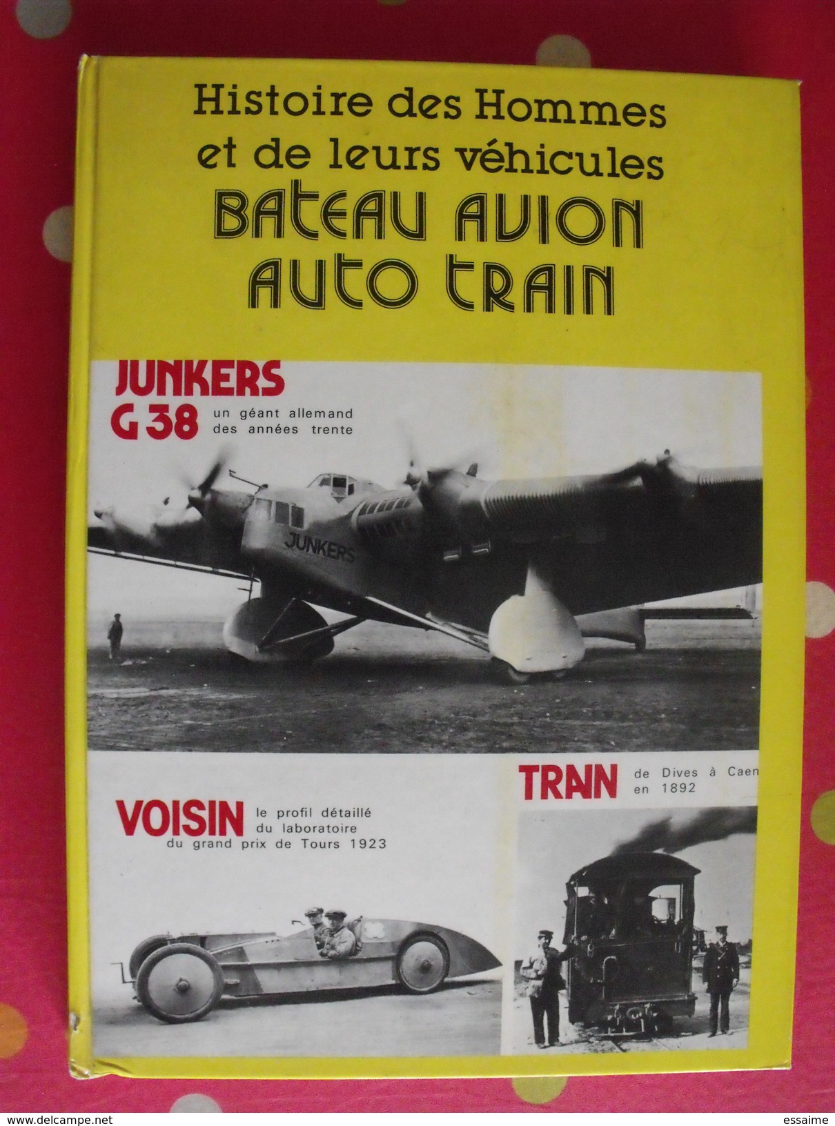 6 revues reliées l'enthousiaste. avion automobile train bateau. n° 1,2,8,11,12,14. 1977