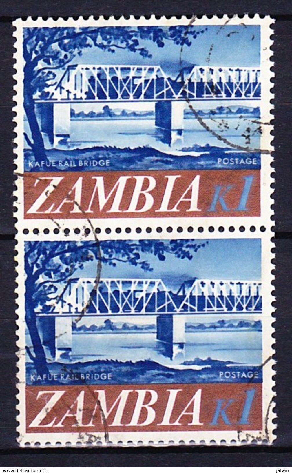 ZAMBIE 1968 YT N° 49 Obl. - Zambie (1965-...)