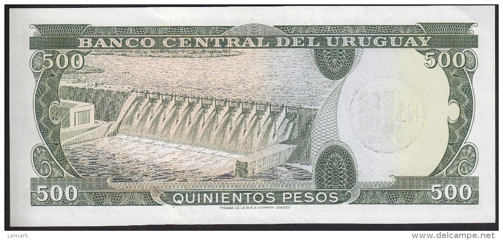 Uruguay 100 Pesos 1967 P47 UNC - Uruguay