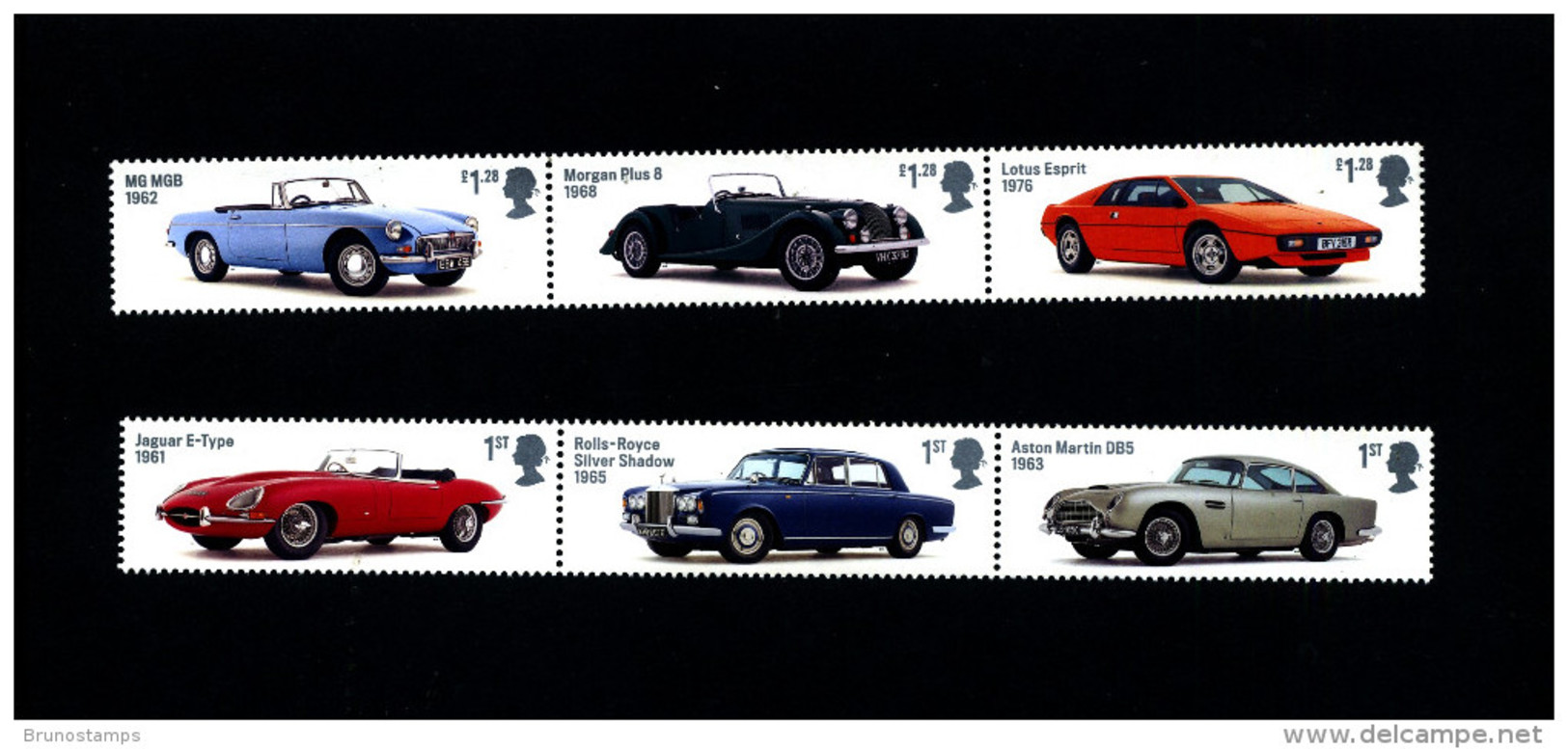 GREAT BRITAIN - 2013  BRITISH AUTO LEGENDS  SET  MINT NH - Neufs