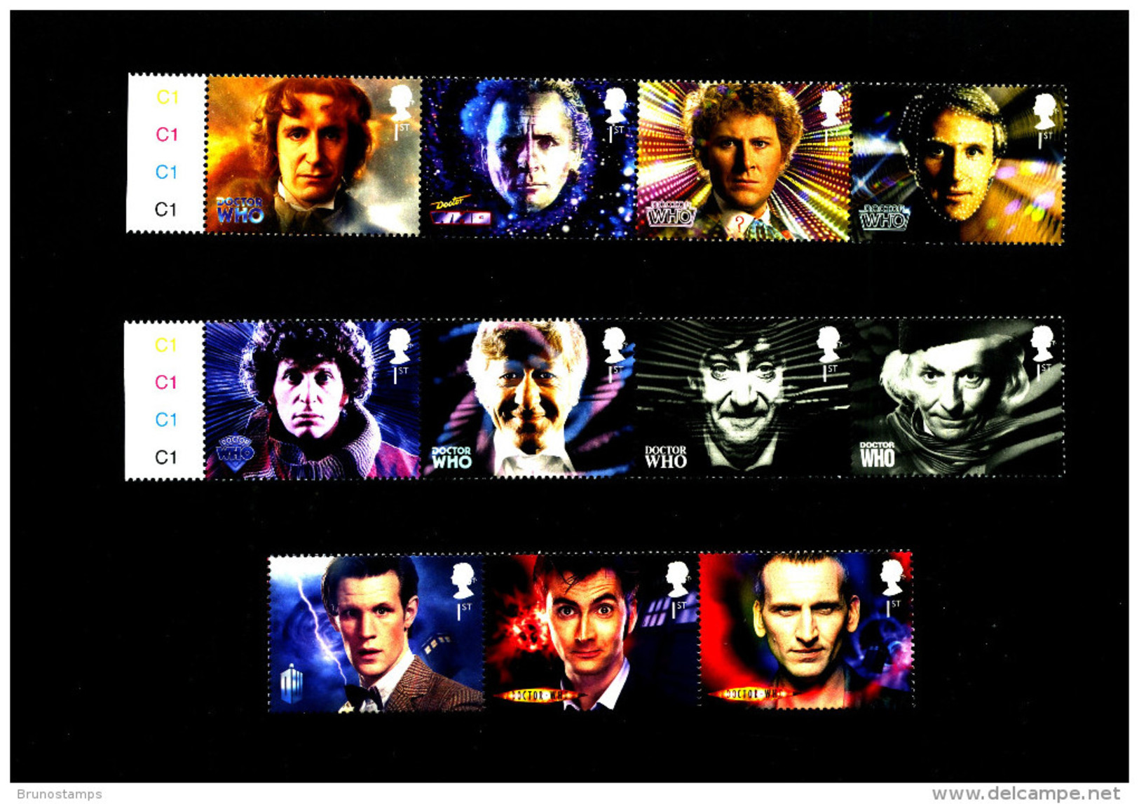 GREAT BRITAIN - 2013  DOCTOR  WHO  SET  MINT NH - Nuovi