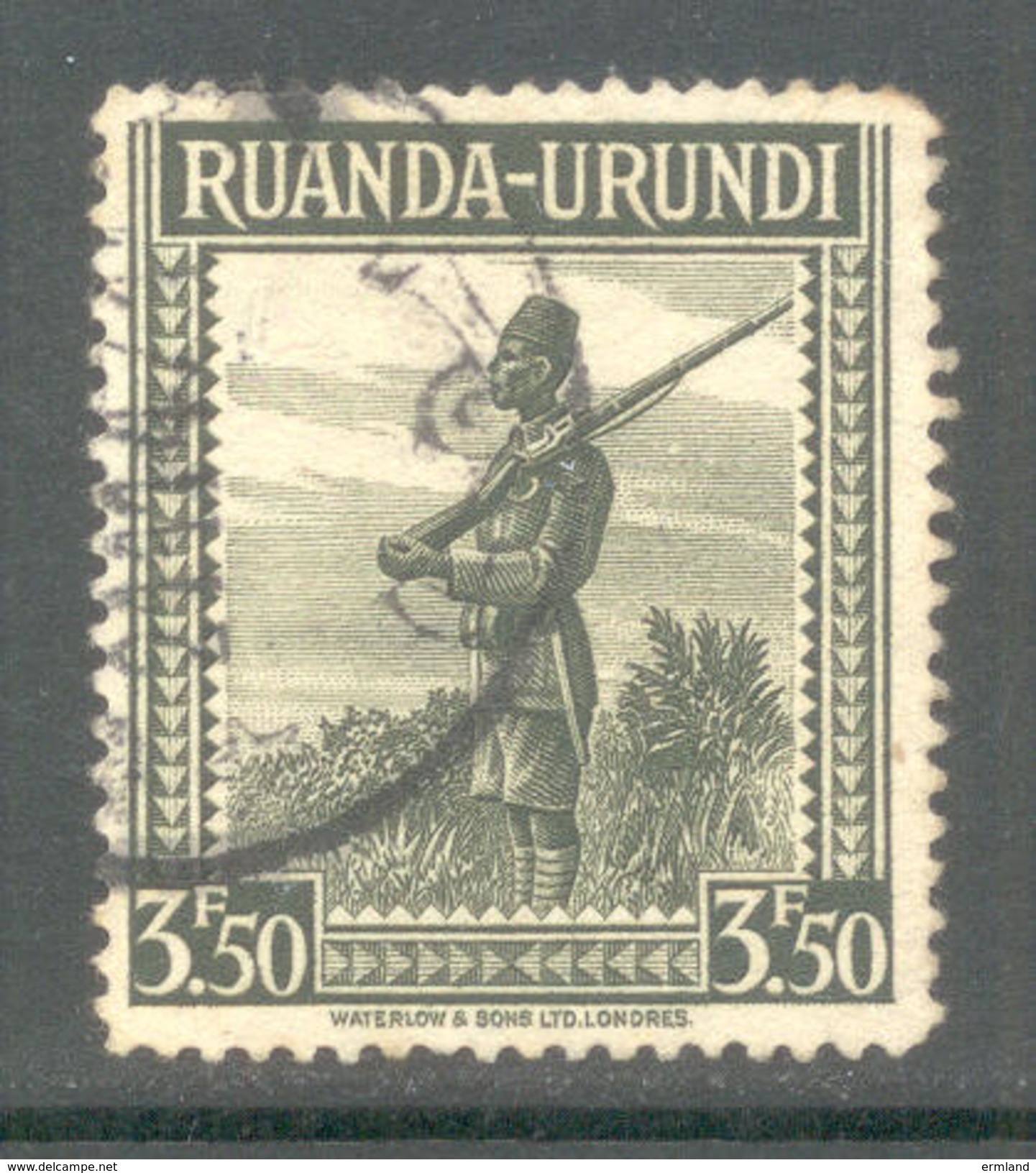 Ruanda Urundi 1942 - Michel Nr. 93 A ** - Gebraucht