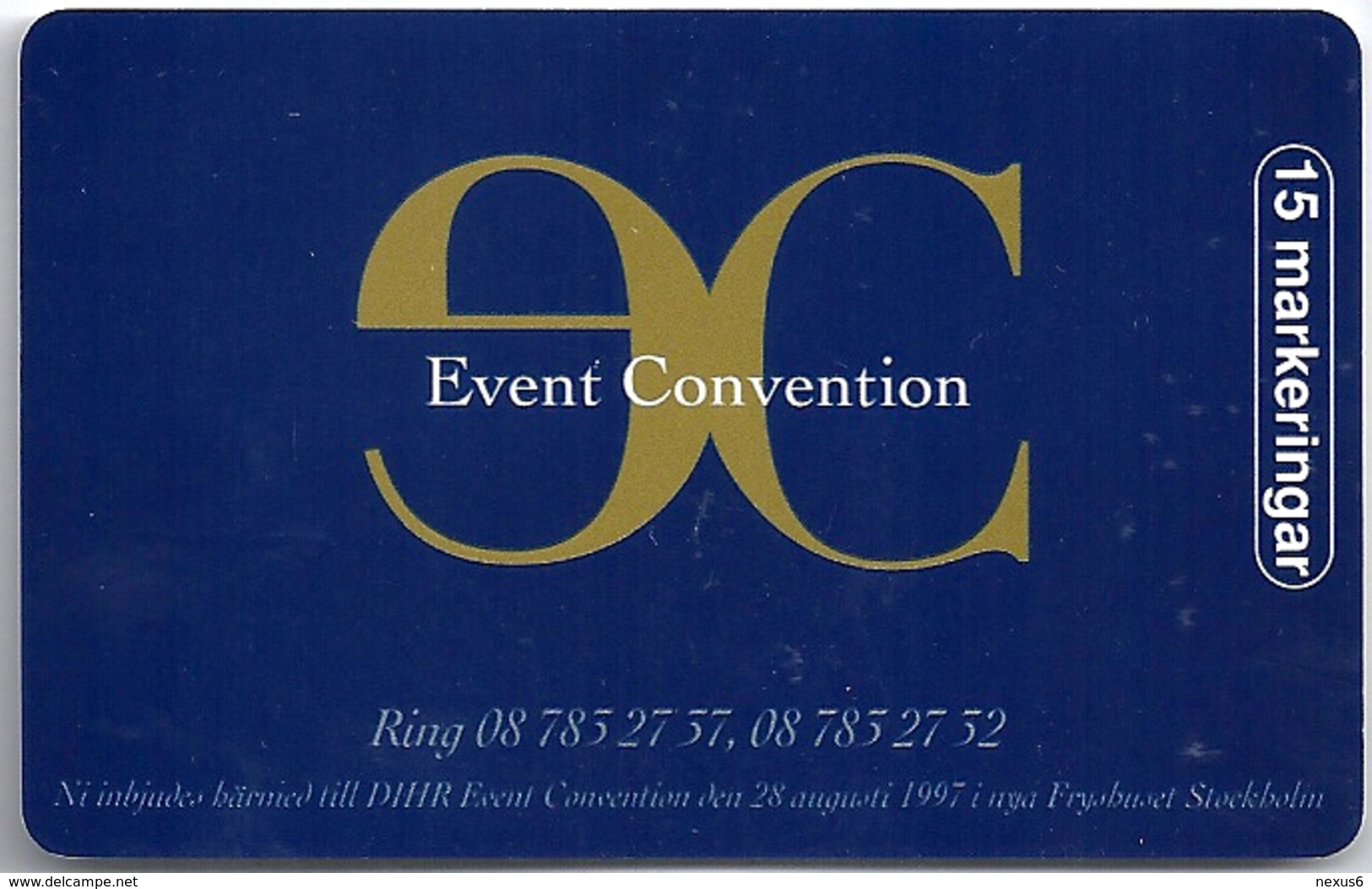 Sweden - Telia - Event Convention - 06.1997, 2.300ex, Mint (check Photos!) - Schweden