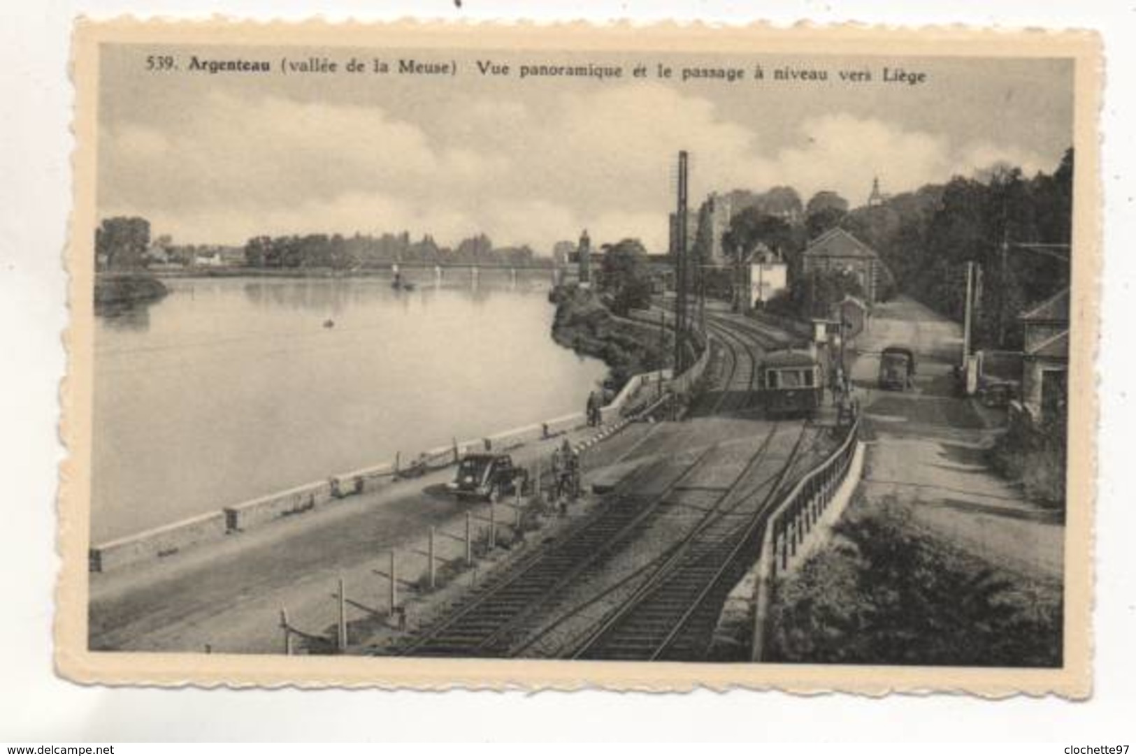 A  149  -  Argenteau -  Vue  Panoramique  Passage à  Niveau  Vers Liège -  Train - Autres & Non Classés