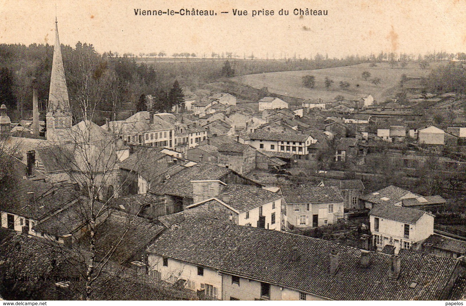 1908  Cartolina VIENNE - Chateau De Touffou