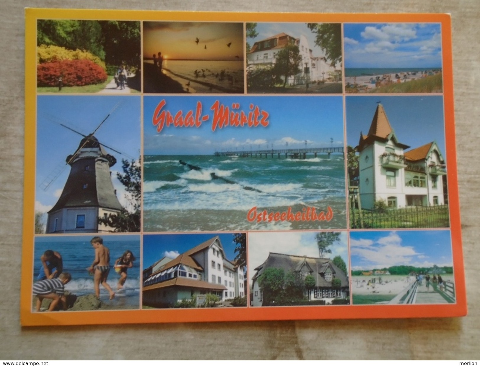 D147143 Graal - Müritz  -Ostsee - Mühle Molen  Moulin Stamp Viktualienmarkt München - Graal-Müritz