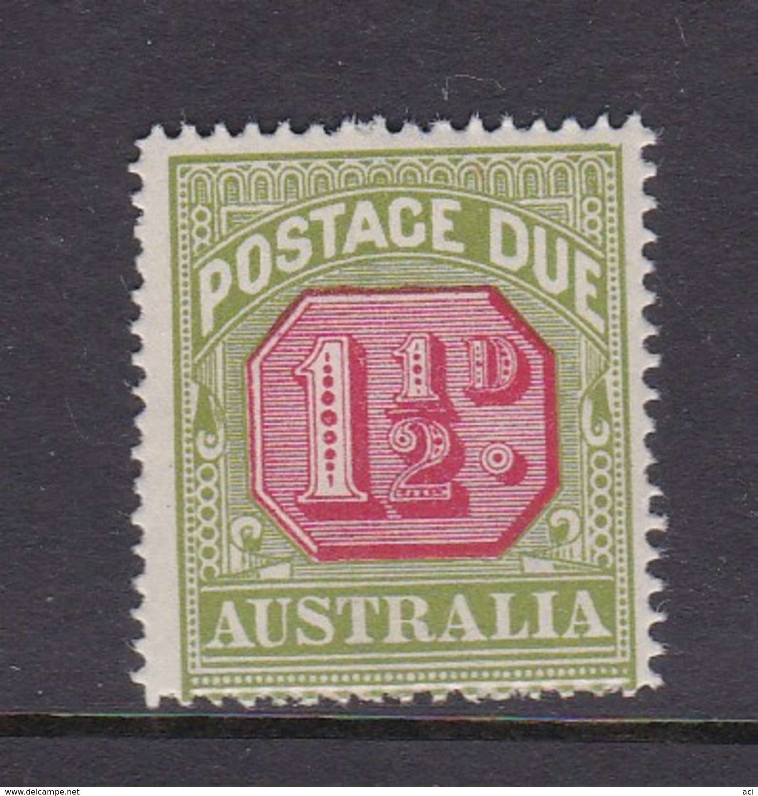Australia Postage Due Stamps SG D93  1925 Three Half Pennies Perf 14 Mint Never Hinged - Impuestos
