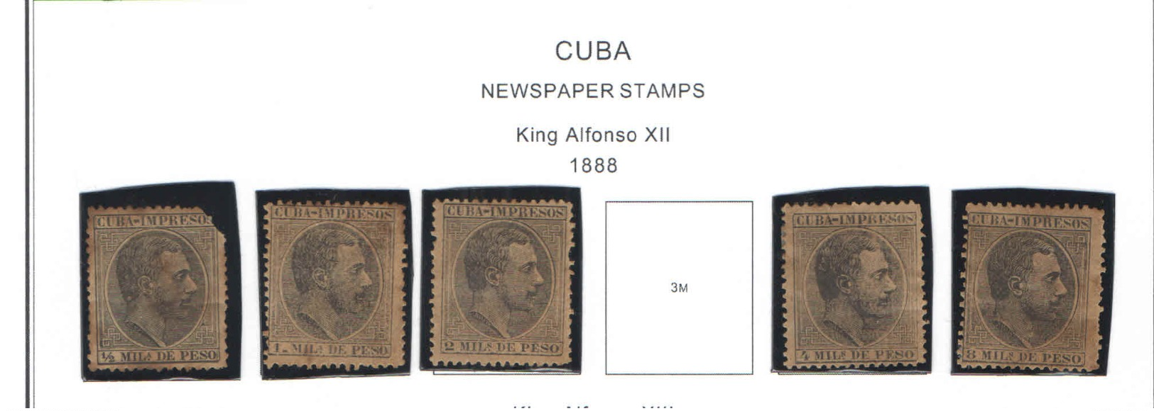 Cuba Newspaper Stamps Collection 1888/1896 Nuovi E Usati See Scans - Collezioni (in Album)