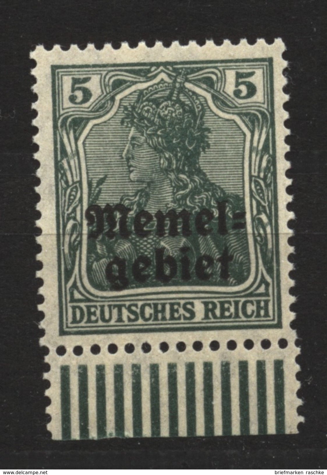 Memel,1 UR Walze,xx - Memelgebiet 1923