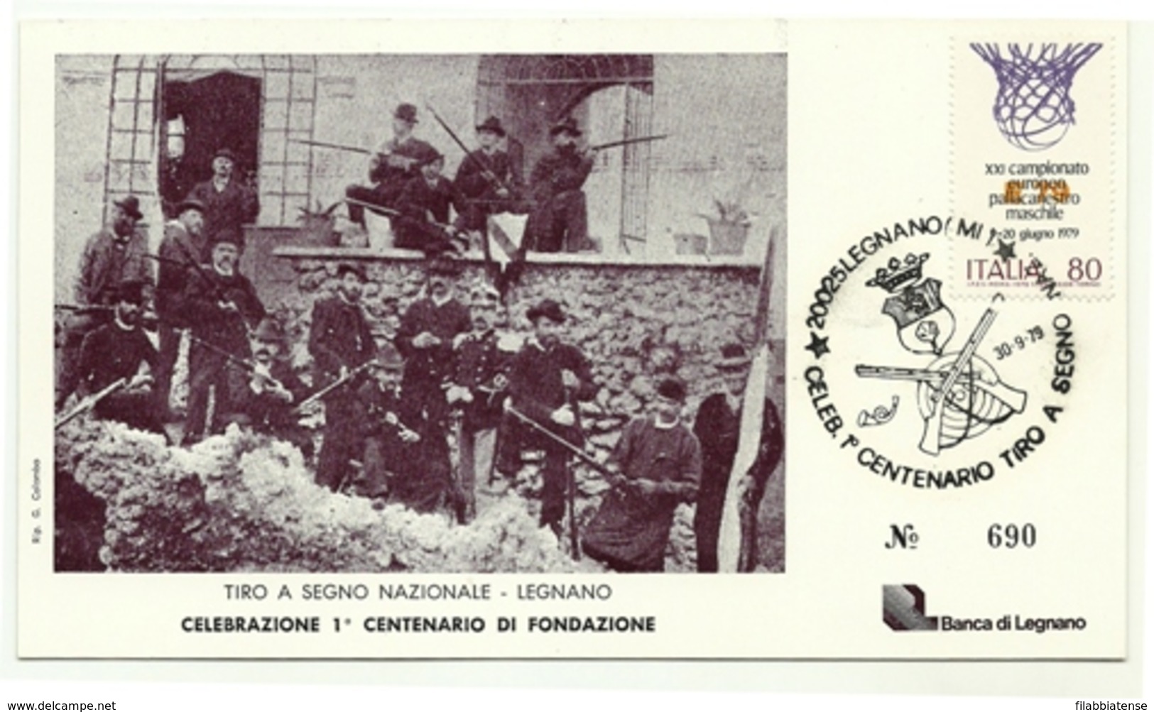 1979 - Italia - Cartolina Commemorativa Tiro A Segno 1/36 - Tiro (armas)