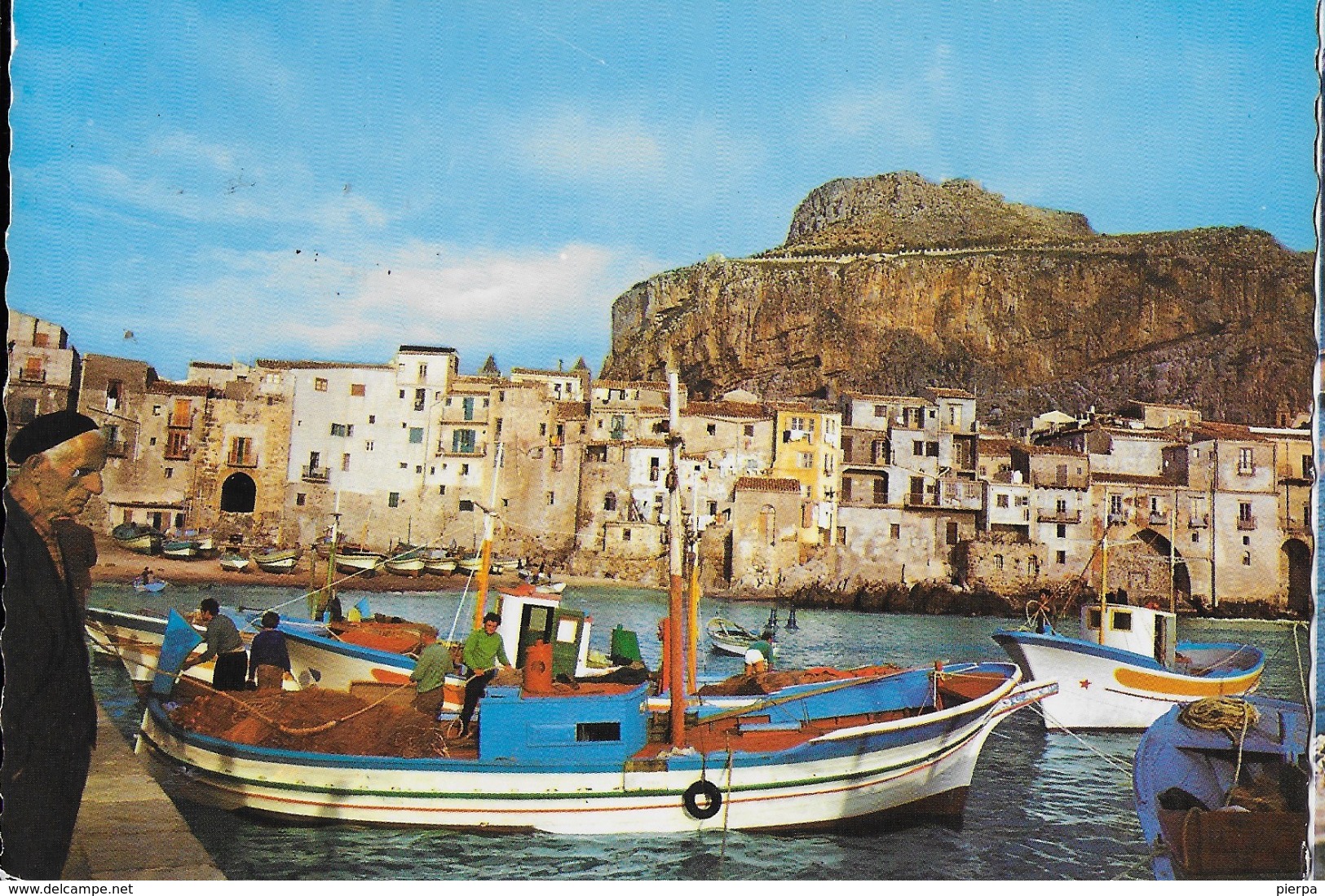 SICILIA - CEFALU' - LA MARINA - ED. SICILIA - VIAGGIATA 1973 - Altri & Non Classificati