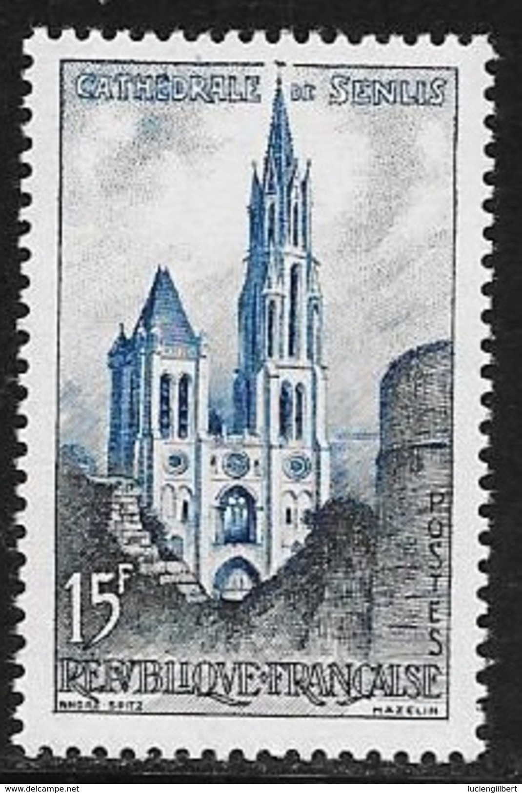 N° 1165   FRANCE  - NEUF  -  CATHEDRALE DE SENLIS -  1958 - Nuovi