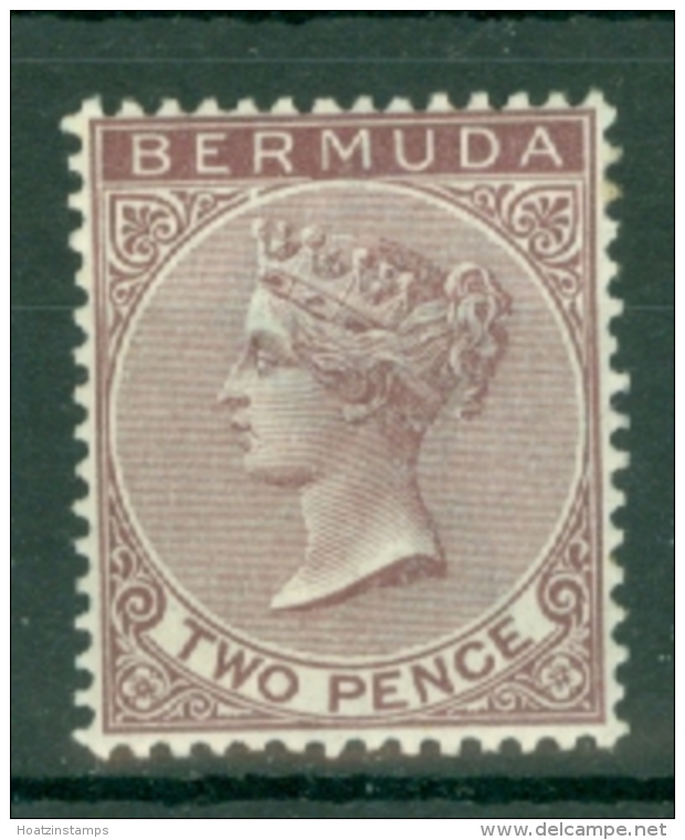 Bermuda: 1883/1904   QV    SG26a    2d    Brown Purple     MH - Bermuda
