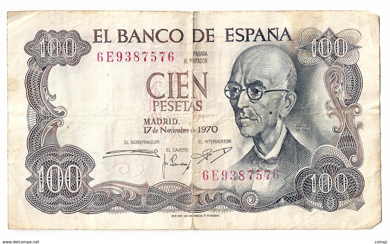 España - Billete 100 Pesetas - 1970 - 100 Peseten
