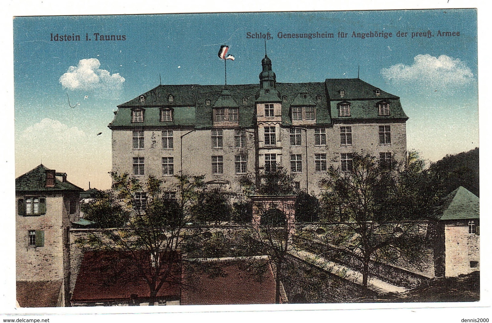 IDSTEIN Im Taunus - Schloss, Genesungsheim Für Angehörige Der Preuss. Armee - Ed. L. Klement, Frankfurt A. M. - Idstein