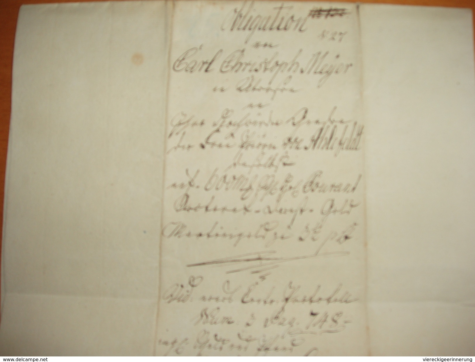 ! 1798 Obligation Aus Uetersen Schleswig-Holstein, Kirche, Old Paper Bond, Germany, Denmark - Other & Unclassified