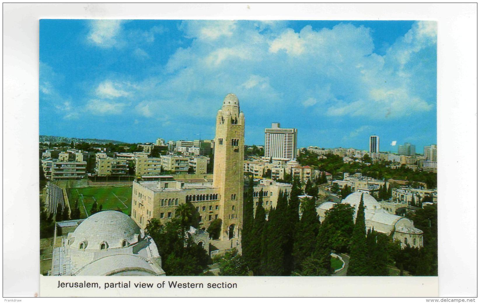 Postcard - Jerusalem - Partial View Of Western Section, Card No4742 New - Non Classés