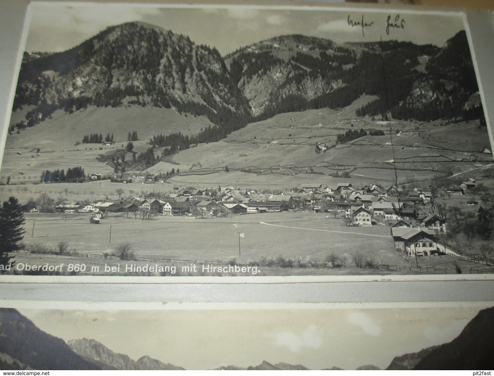 12x alte Ansichtskarten , Jenbach , Perisau , Achensee , Innsbruck , Bad Oberdorf , Hindelang , Albumseite , Album , AK