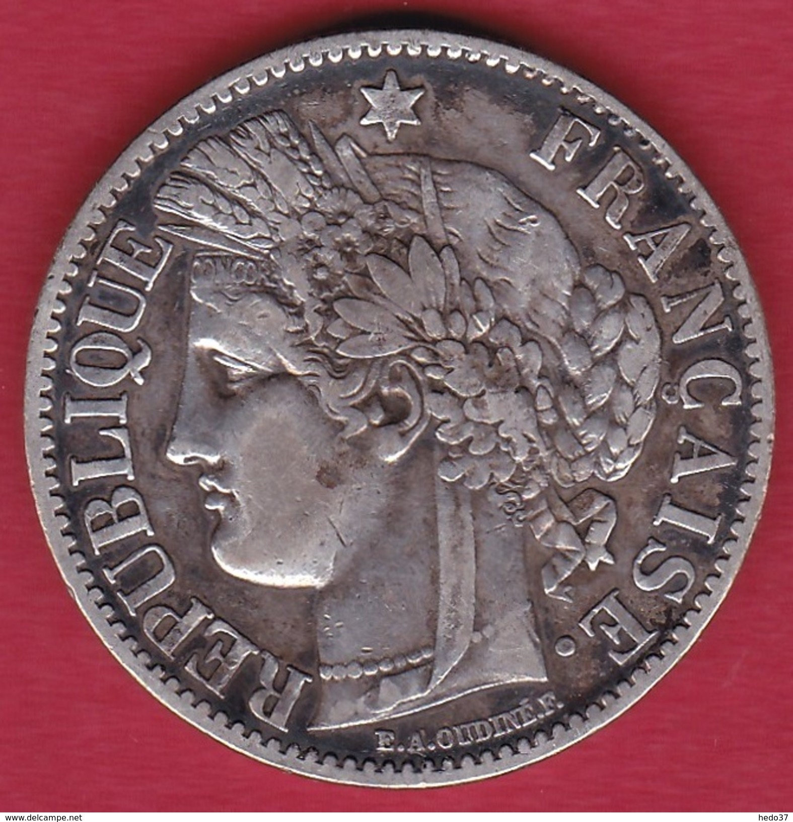 France 2 Francs Argent Cérès 1887 A - Other & Unclassified