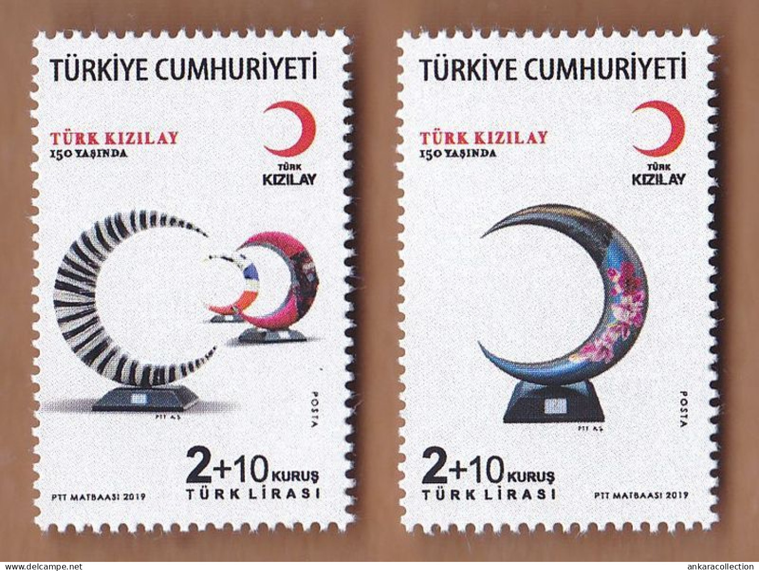 AC -  TURKEY STAMP  150th ANNIVERSARY OF TURK KIZILAY - RED CRESCENT MNH 11 JUNE 2019 - Neufs