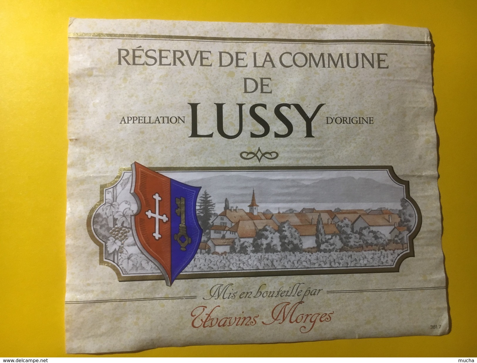 3648 - Suisse Vaud Lussy Réserve De La Commune - Autres & Non Classés