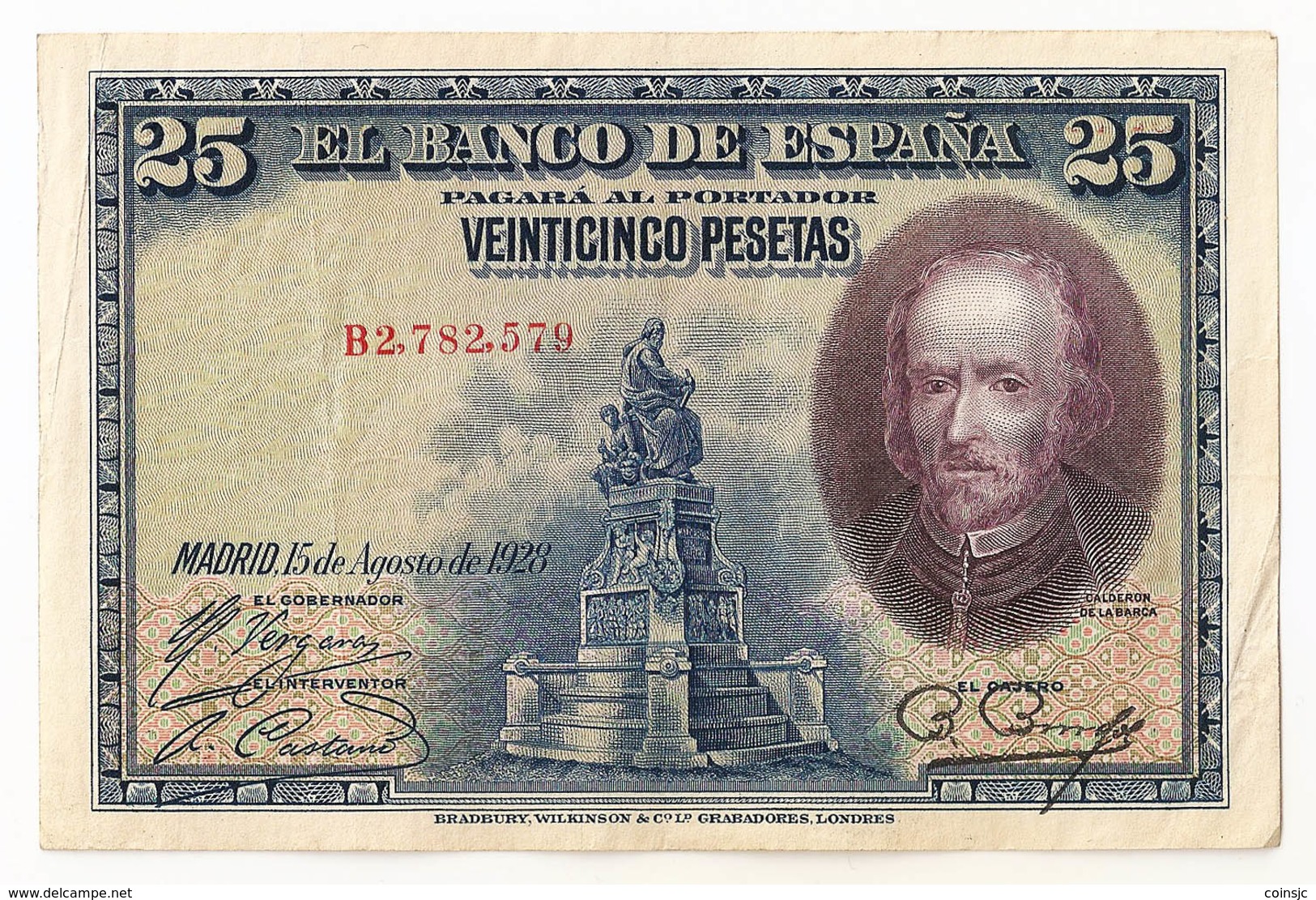 España - 25 Pesetas - 1928 - 1-2-5-25 Pesetas