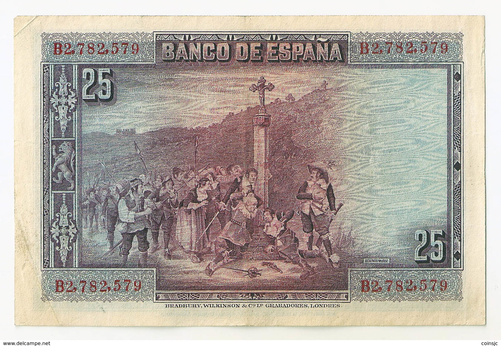 España - 25 Pesetas - 1928 - 1-2-5-25 Pesetas