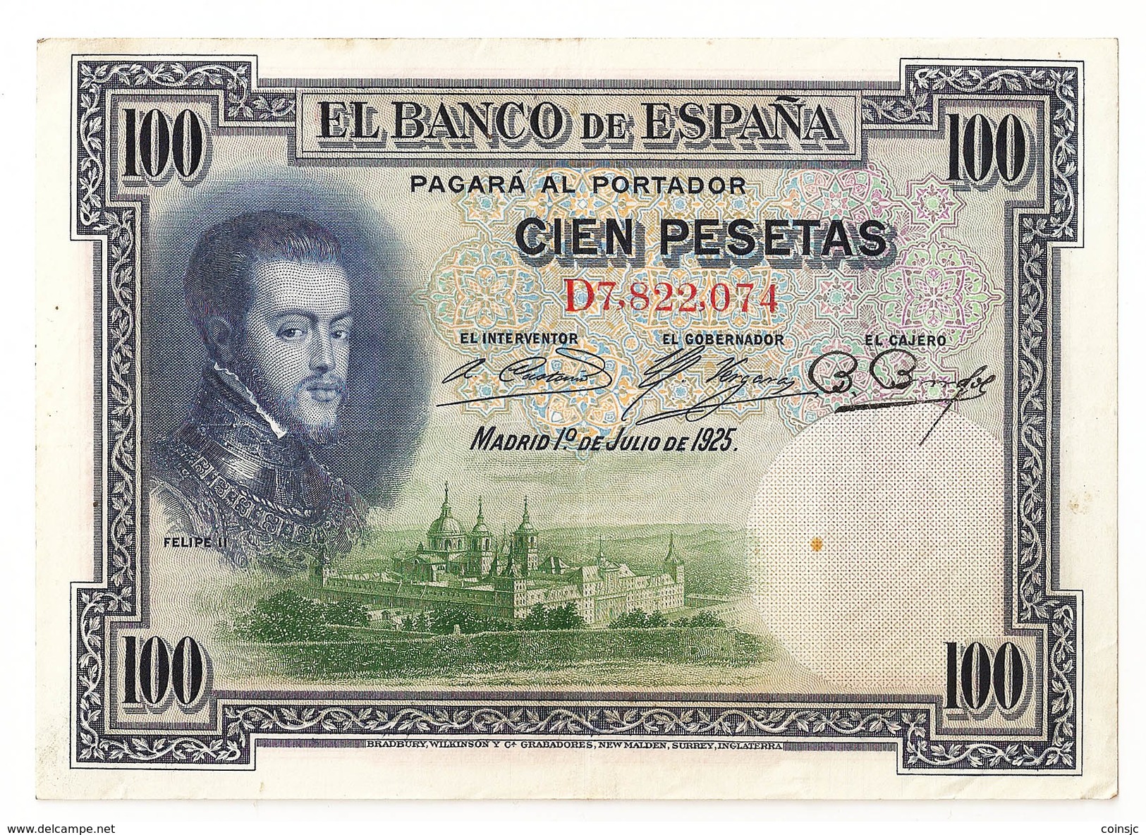 España - 100 Pesetas - 1925 - 100 Peseten