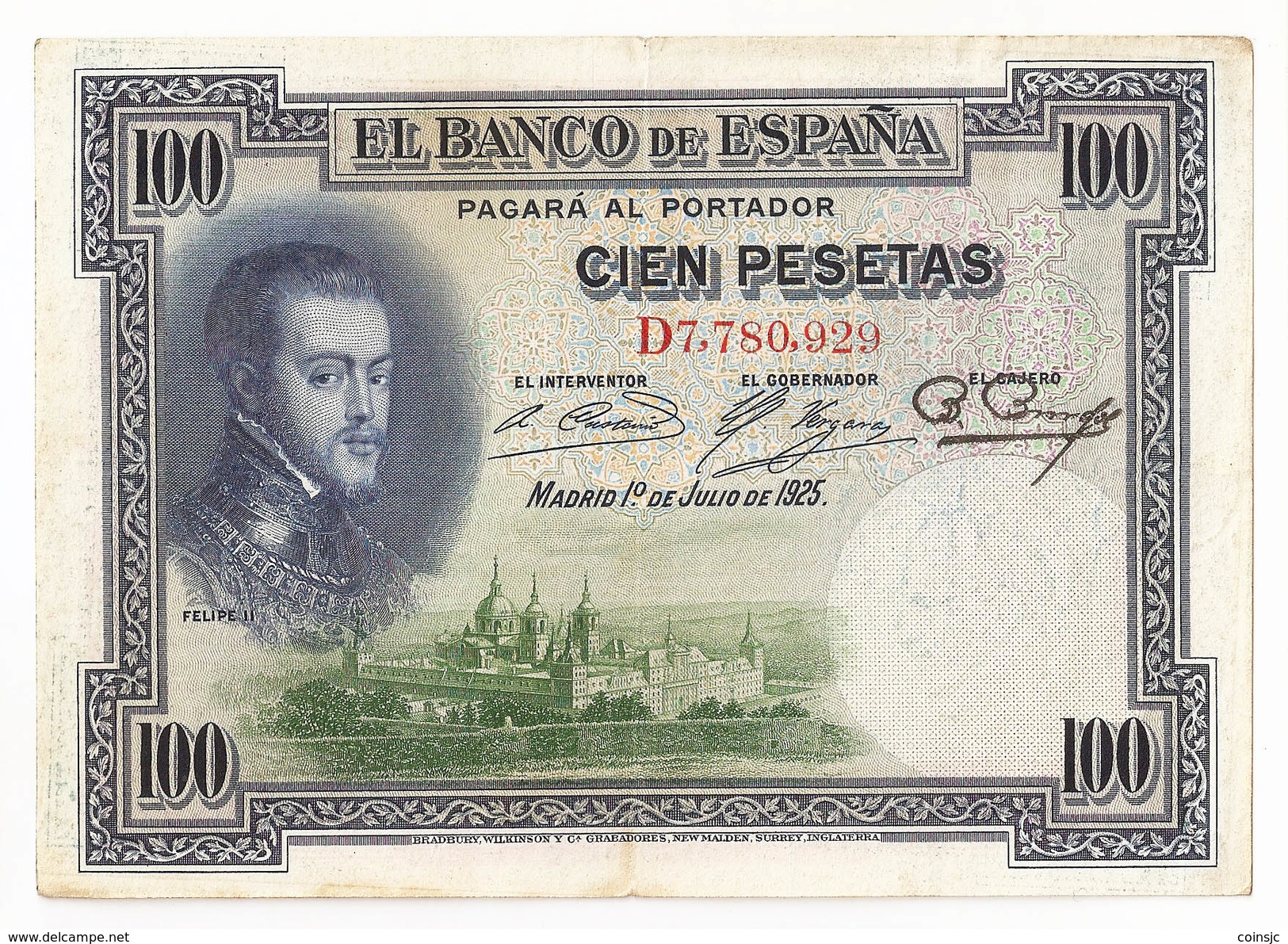 España - 100 Pesetas - 1925 - 100 Pesetas