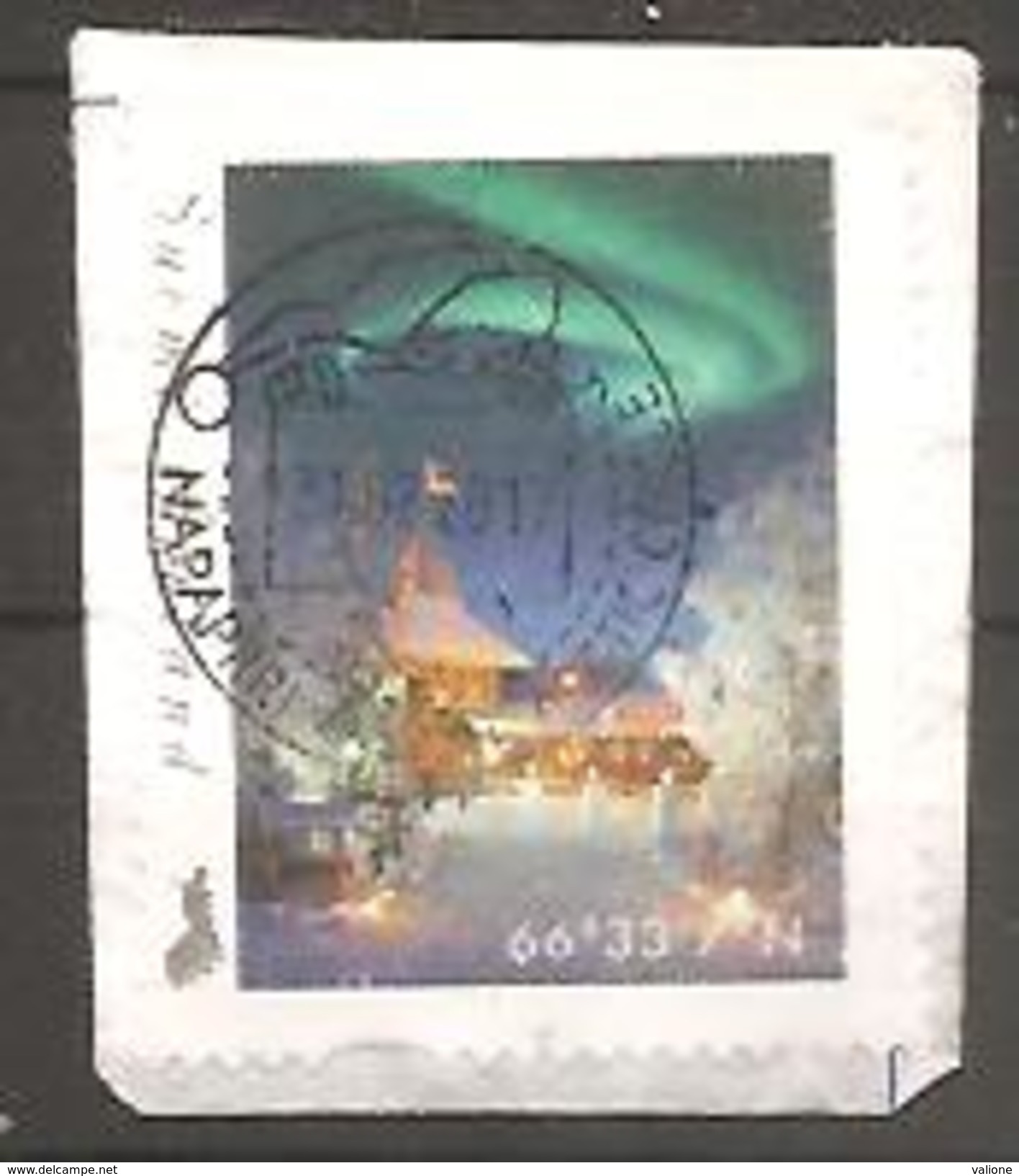 Aurore Boréale Au Village Du Père Noel 2017 RARE - Used Stamps