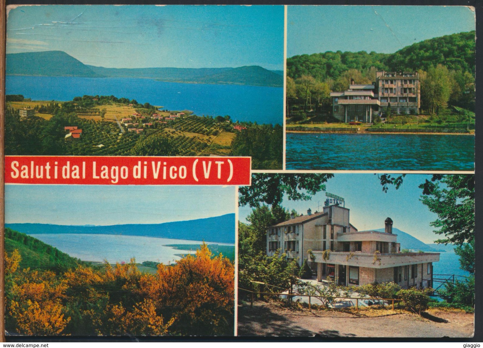 °°° 1512 - SALUTI DAL LAGO DI VICO - HOTEL SANS SOUCIS RONCIGLIONE  (VT) °°° - Altri & Non Classificati