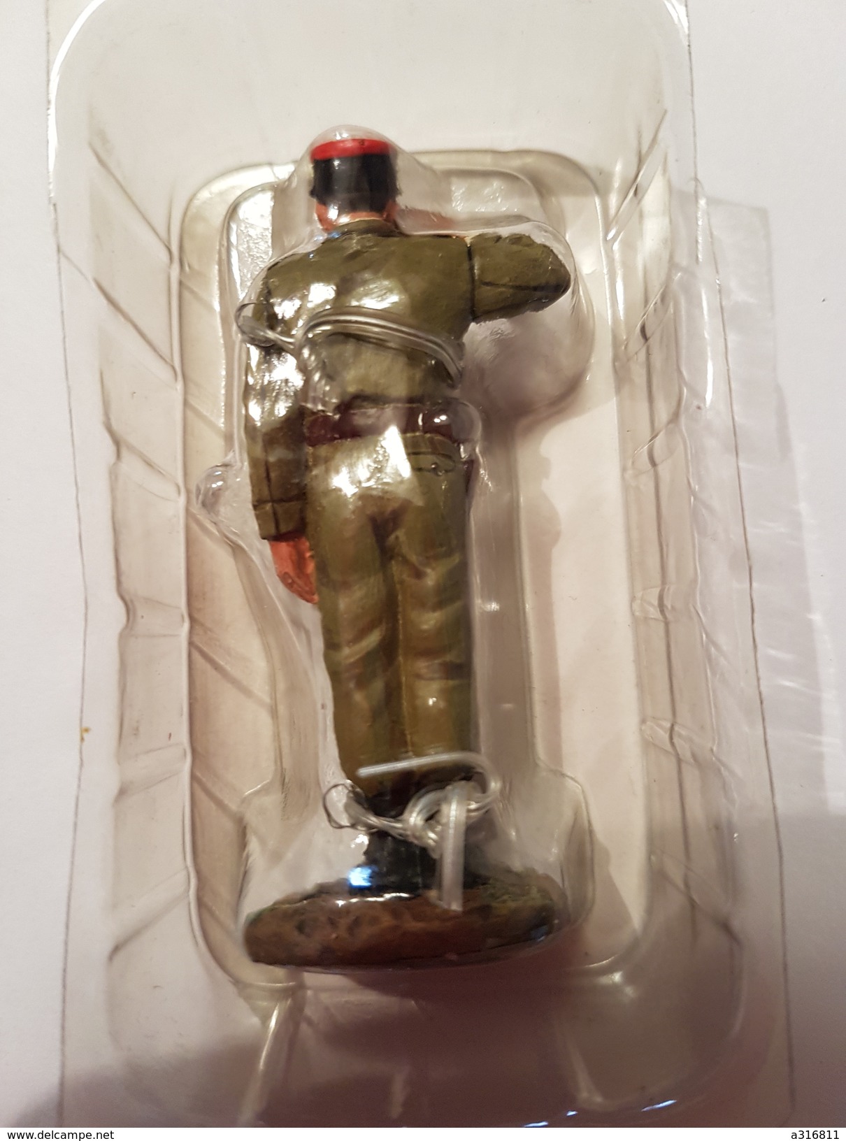 Figurine Delprado Plomb  Lieutenant-Colonel Du 1er RE 1960 - Army