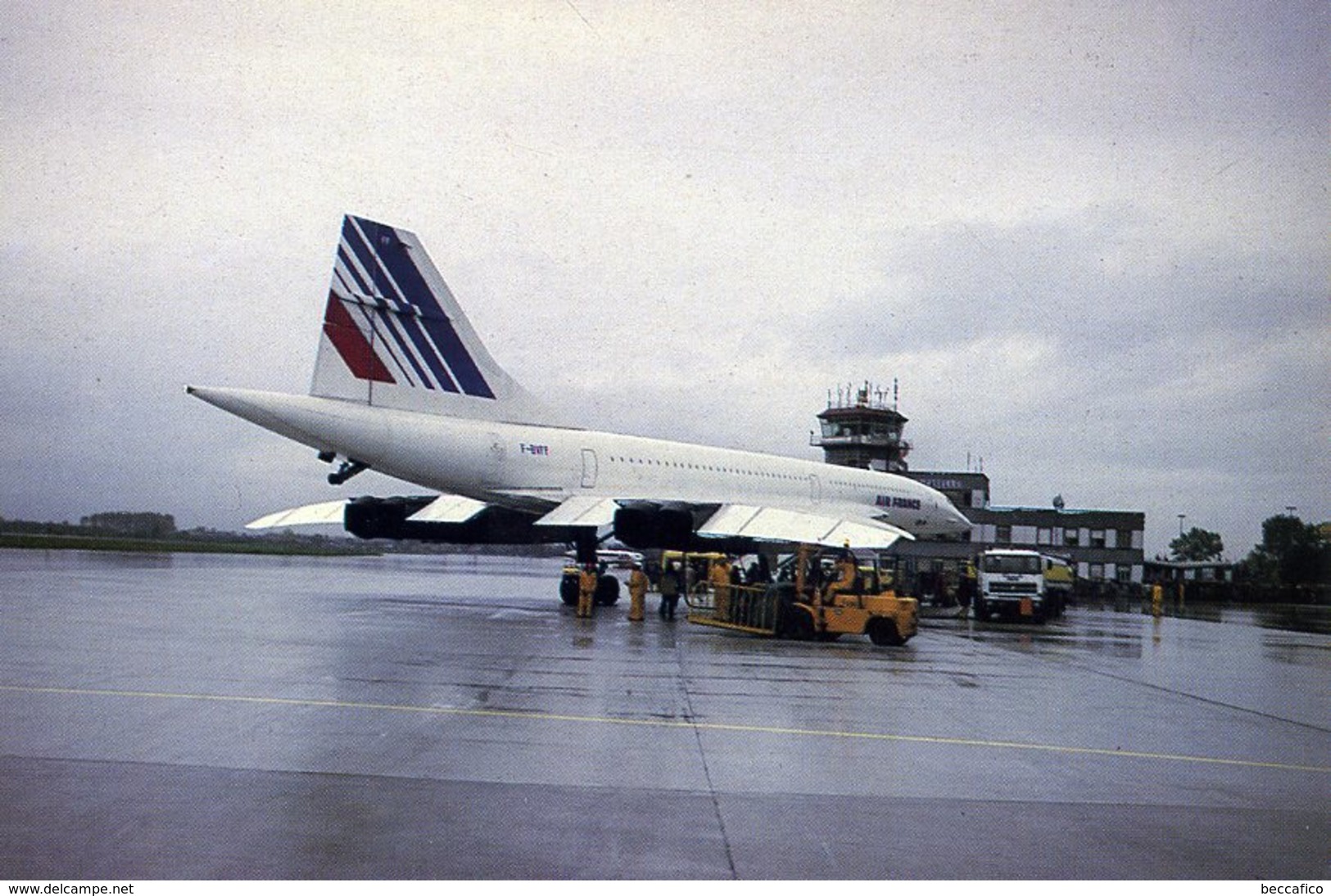 Air France Concorde Aéroport Turin-Caselle Aviation/avion/aircraft/aeroplane/airplane/airport - Aérodromes