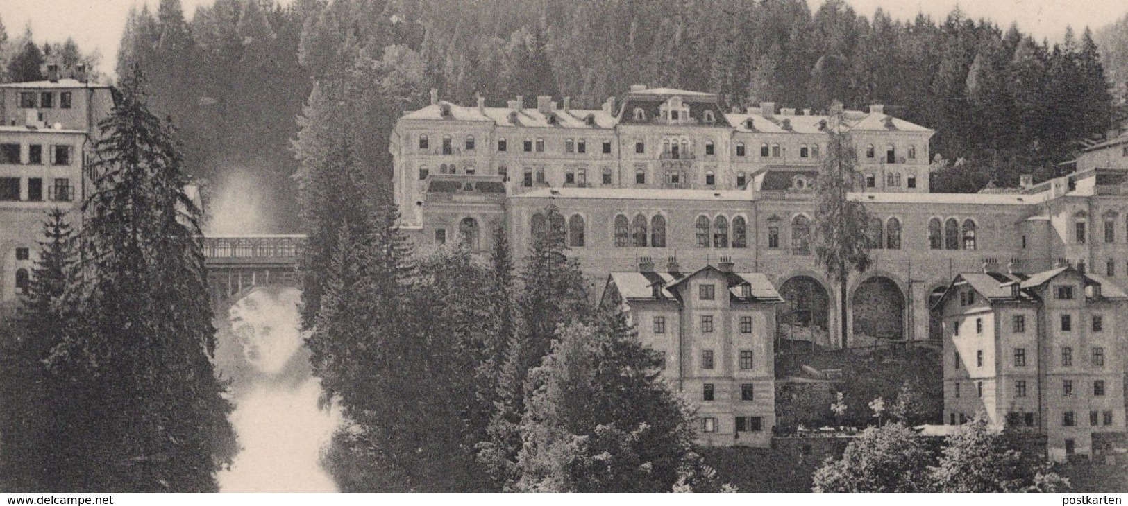 ALTE POSTKARTE BADGASTEIN HOTEL AUSTRIA WASSERFALL UND WANDELBAHN Bad Gastein Waterfall Ansichtskarte Postcard AK Cpa - Bad Gastein