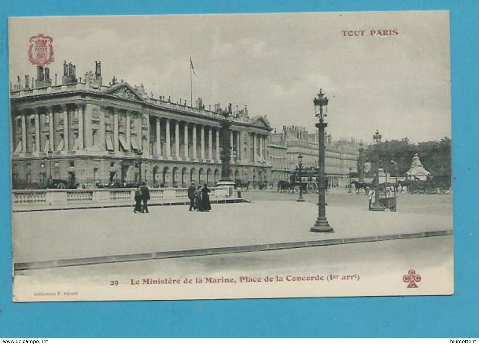 CPA TOUT PARIS 29 - Le Ministère De La Marine Place De La Concorde 1er Arrt. Edition FLEURY - Distrito: 01