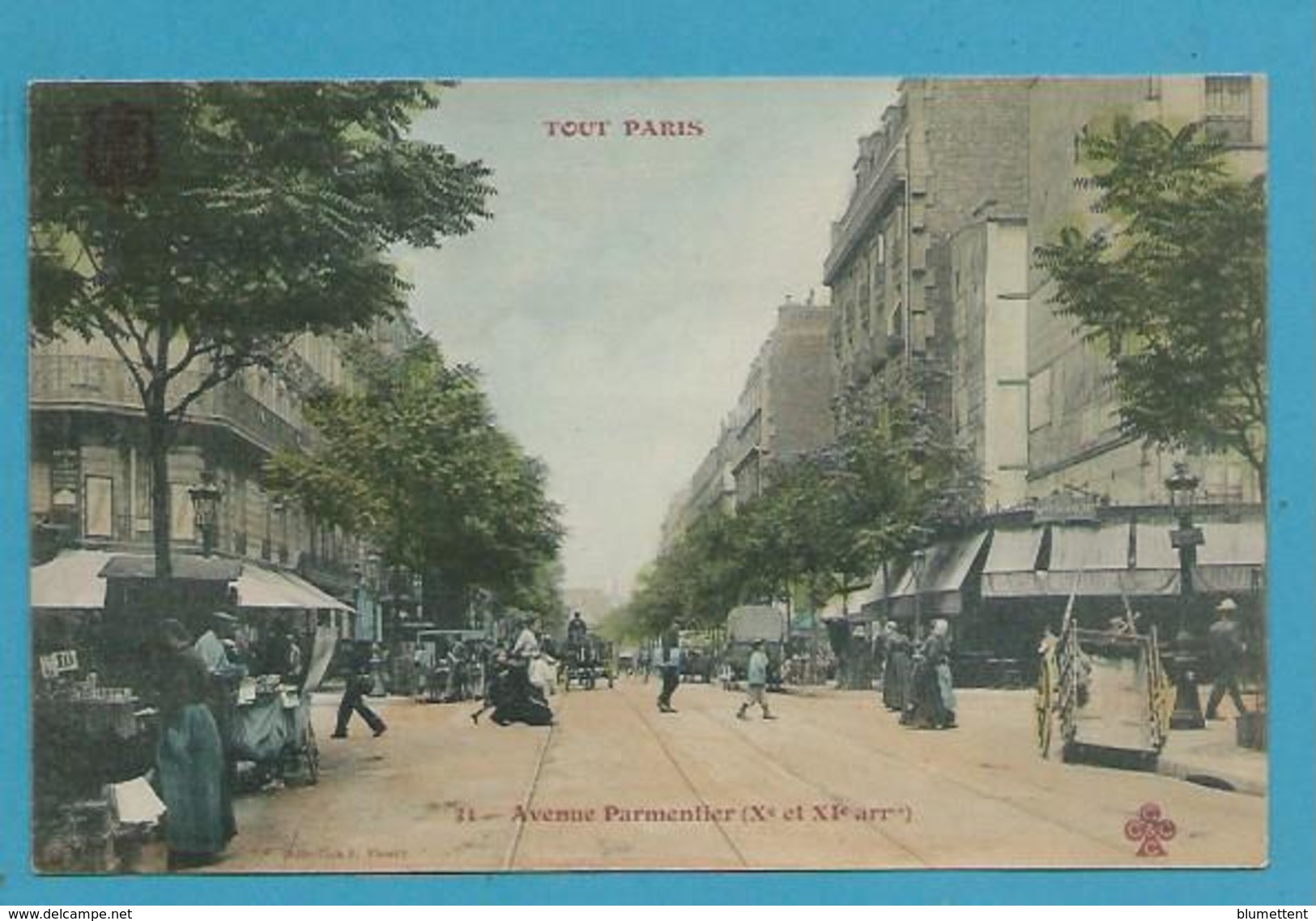 CPA TOUT PARIS 31 - Marché Avenue Parmentier Xème Et XIème Arrt. Edition FLEURY - District 10