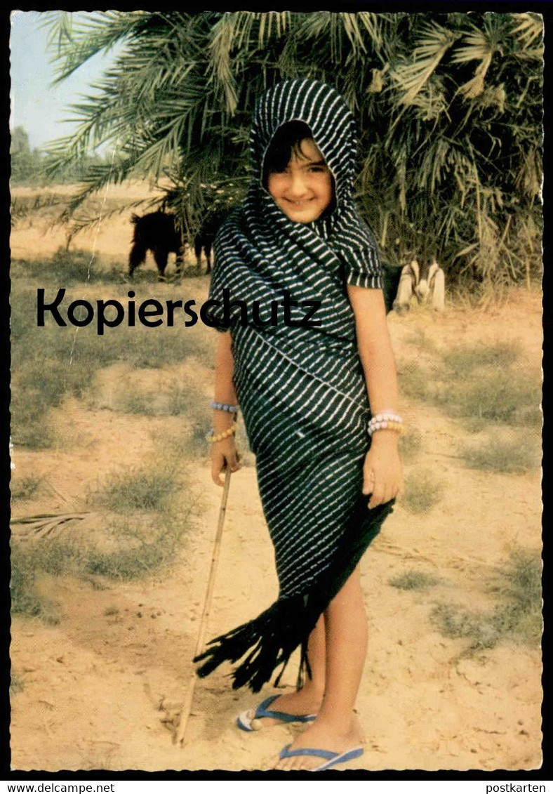 ÄLTERE POSTKARTE NADA BEAUTY OF THE DESERT SAUDI ARABIA Girl Enfant Traditional Costume Ansichtskarte Postcard AK Cpa - Abbildungen